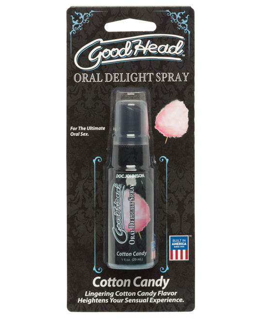 GoodHead Sexual Enhancer Cotton Candy Flavored Oral Spray Sugar-Free for Enhanced Oral Intimacy