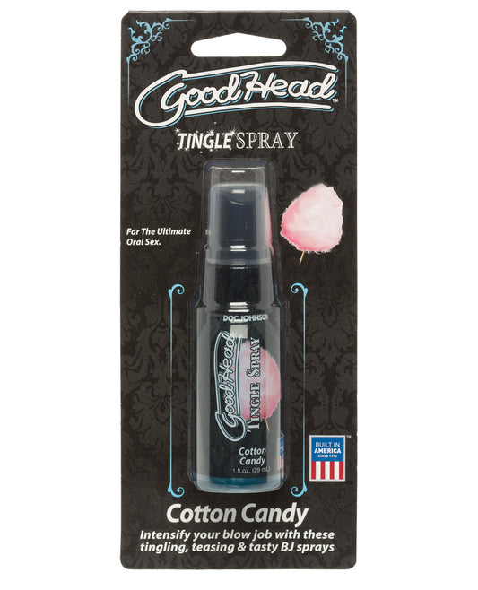 GoodHead Sexual Enhancer Cotton Candy Tingle Spray Lickable Formula for Enhanced Oral Pleasure