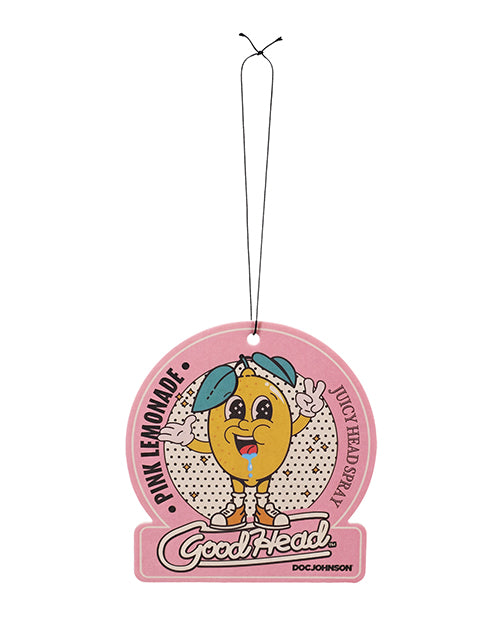 GoodHead Air Freshener Scented Pink Lemonade Hanging Design for Long-Lasting Odor Control