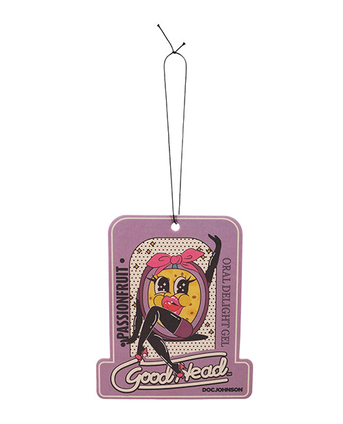 GoodHead Air Freshener Passion Fruit Scent Long-Lasting Hanging Accessory for Freshening Cars and Rooms