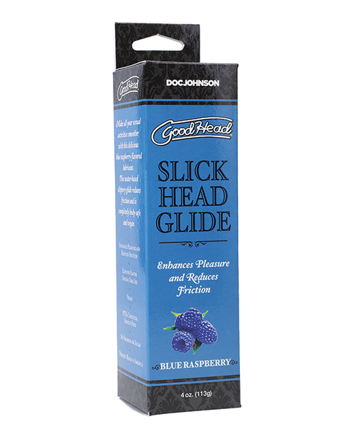 GoodHead Lubricant Blue Raspberry Water-Based Vegan Formula for Smooth Intimate Play
