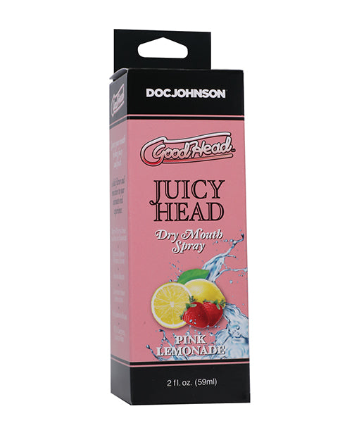 GoodHead Sexual Enhancer Pink Lemonade Dry Mouth Spray with Vegan Formula for Oral Comfort