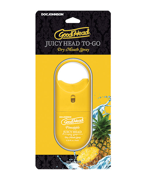 GoodHead Sexual Enhancer Pineapple Dry Mouth Spray Sugar-Free Vegan Formula for Comfortable Oral Intimacy