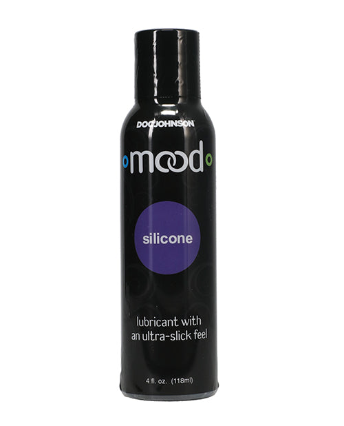 Mood Lubricants Silicone Lube with Velvety Texture and Pump Bottle for Lasting Sensual Comfort