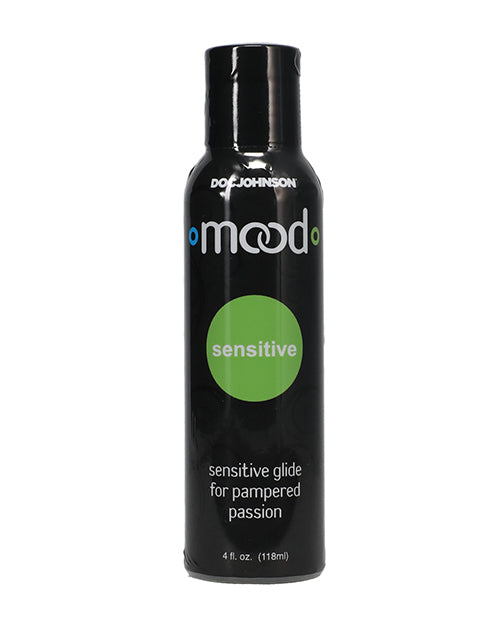 Mood Lubricant Water-Based Personal Lube Sensitive Skin 4 oz Pump Bottle for Compatible Play