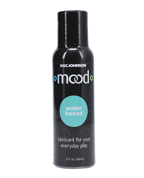 Mood Water-Based Lubricant 2 oz Portable Personal Lube Bottle for Toy Compatibility and Travel Convenience