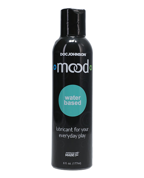 Mood Lubricant Water-Based 6 oz bottle with versatile, toy-safe formula for smooth, comfortable intimacy