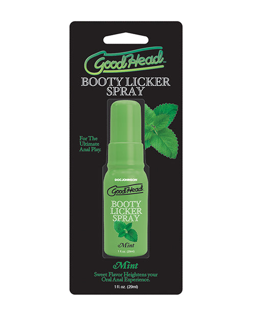 GoodHead sexual enhancer mint spray vegan-friendly paraben-free formula for pleasurable anal intimacy