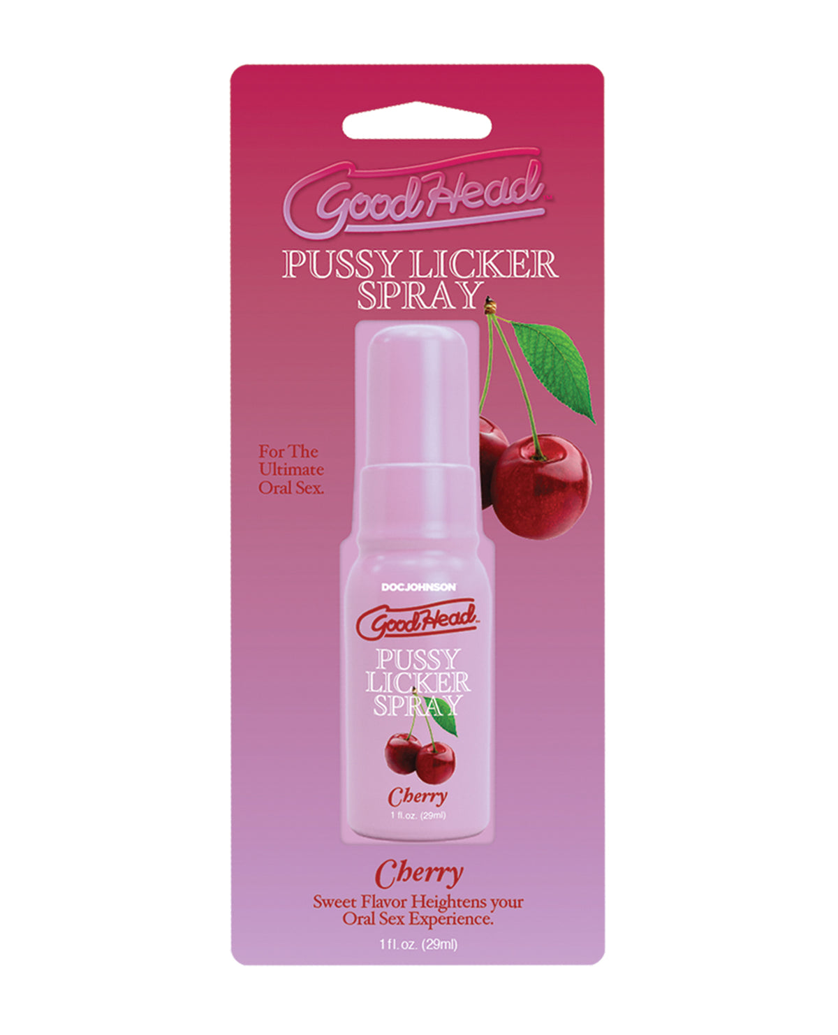 GoodHead Pussy Licker Spray - 1 oz Cherry