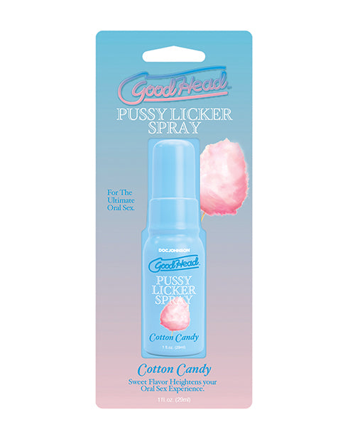 GoodHead Sexual Enhancer Flavored Cotton Candy Spray Vegan Formula for Enhanced Oral Pleasure