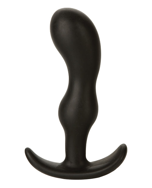 Mood Naughty 2 Large Silicone Butt Plug with Curved Base - Black