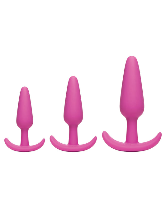 Mood Naughty 1 Trainer Set Pink – Graduated Silicone Anal Plugs for Beginners
