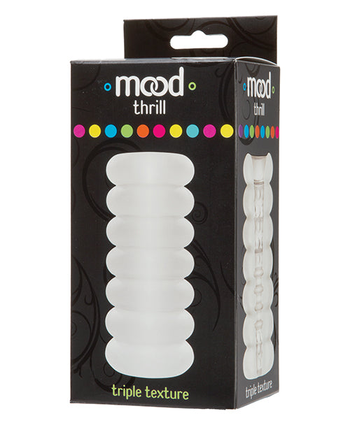Mood handheld stroker ULTRASKYN triple texture tunnel for lifelike solo pleasure