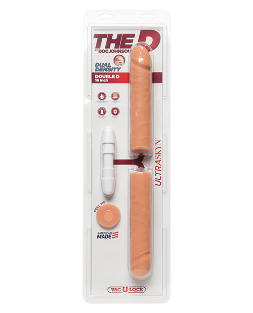 The D Double-Ended ULTRASKYN Dildo Removable Attachments Vac-U-Lock System for Versatile Pleasure