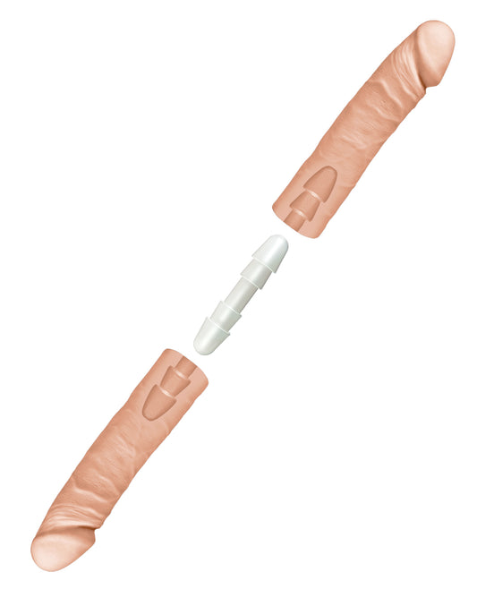 16-Inch Double-Ended ULTRASKYN Dildo with Vac-U-Lock Plug