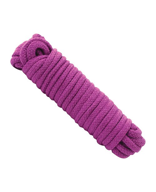 Purple Japanese Style Bondage Cotton Rope – 32 Ft Soft Restraint
