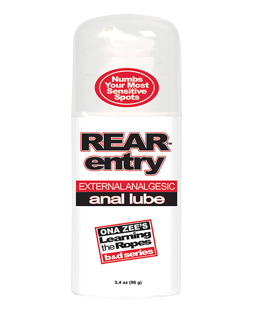 Rear Entry Lubricant Desensitizing Anal Lube Pump Tube for Comfortable Anal Play
