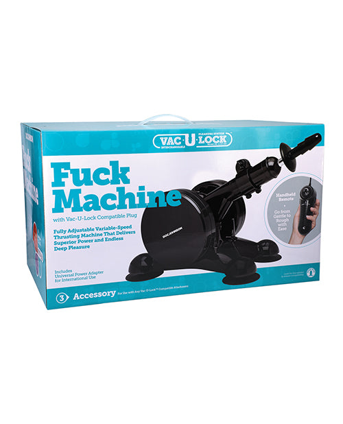 Vac-U-lock sex machine adjustable thruster variable speed suction cup base for versatile pleasure and hands-free play