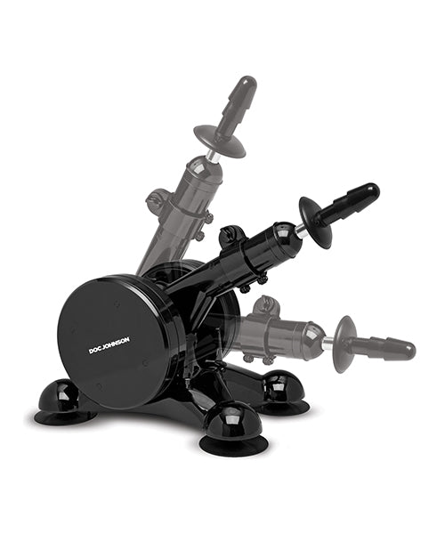 Vac-U-Lock Black Sex Machine with Adjustable Thruster