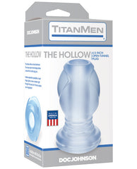 Titanmen Anal Plug Open Tunnel Design Clear Material for Versatile Exploration and Easy Access