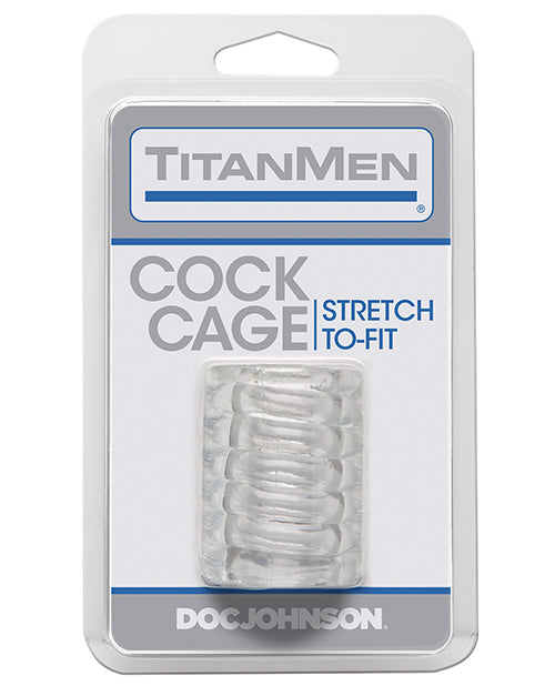 Titanmen Cock Cage Stretchy Textured Male Enhancement Sleeve for Extended Performance