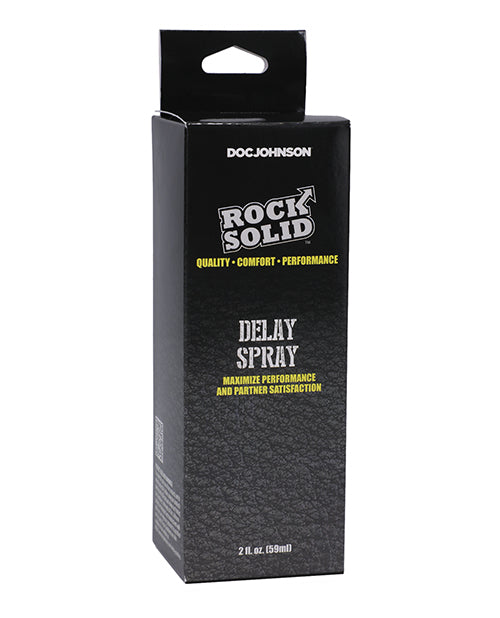 Rock Solid Sexual Enhancer Delay Spray with Alcohol-Free Formula for Longer-Lasting Performance