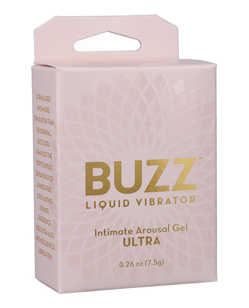 Buzz Intimate Arousal Gel stimulating formula natural ingredients for increased sensitivity and comfort