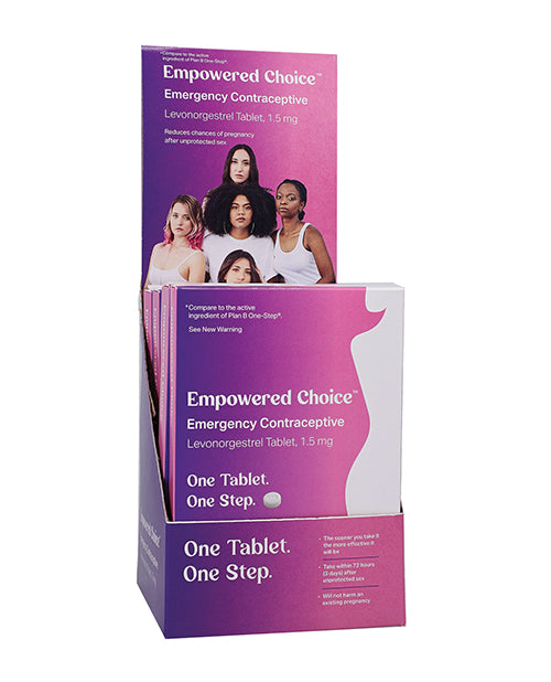 Versea Emergency Contraception 6-Tablet Display with Levonorgestrel for Post-Intercourse Pregnancy Prevention
