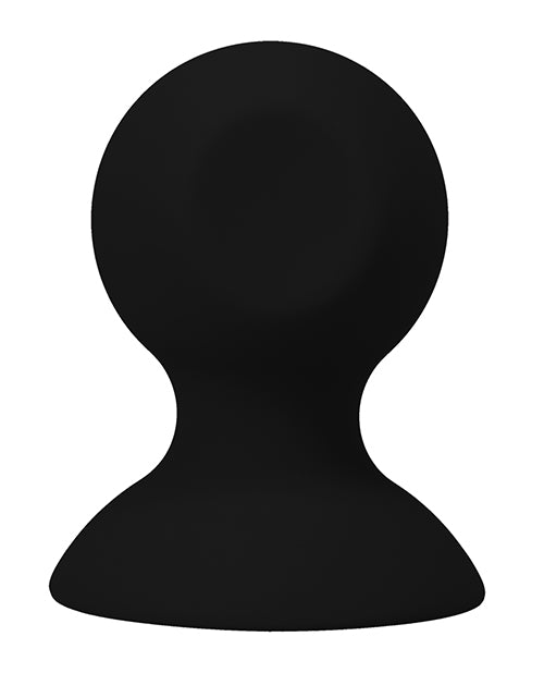 In A Bag Stimulators Black Silicone Nipple Suckers Velvet-Touch Finish for Enhanced Sensation