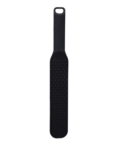 In A Bag Bondage Paddle Raised Dots Silicone Velvet-Touch Finish for Targeted Sensation and Control