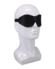 In A Bag Bondage Blindfolds Vegan Leather Black Velvet Lining for Sensory Play and Comfortable Wear