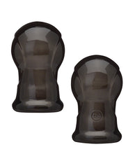 In A Bag Nipple Teasers Smoke Black natural suction stimulators sheer material for heightened sensitivity