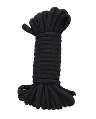 In A Bag Bondage Rope Extra-Long 32-Foot Soft Black Cotton for Secure and Comfortable Restraint