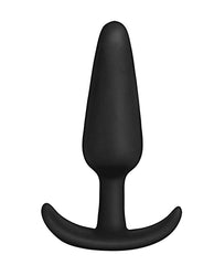 Anal Trainer Set with Three Graduated Sizes in Black Silicone