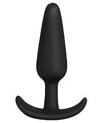 Anal Trainer Set with Three Graduated Sizes in Black Silicone