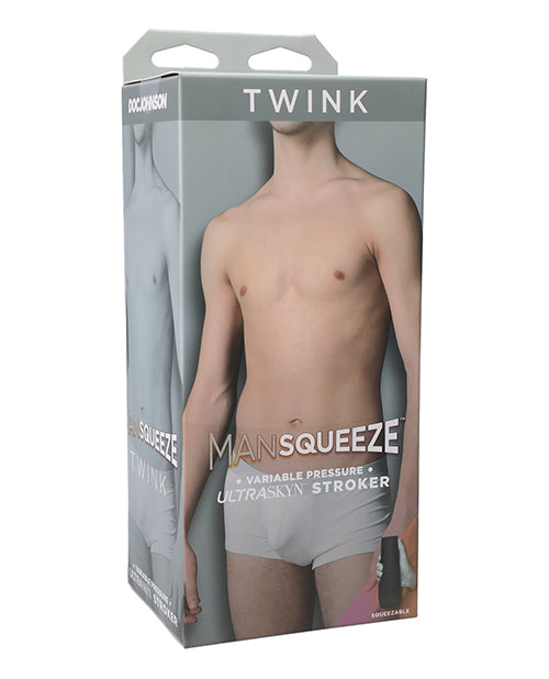 Man Squeeze Twink Ass Masturbator Realistic ULTRASKYN Adjustable Suction for Intimate Male Pleasure