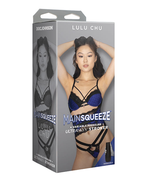 Main Squeeze Dolls & Masturbators ULTRASKYN Pussy Stroker with Textured Interior and Adjustable Pressure for Realistic Sensation