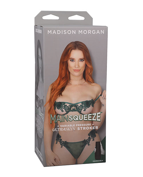 Main Squeeze Masturbator ULTRASKYN Textured Sleeve Madison Morgan for Realistic Sensation and Discreet Pleasure