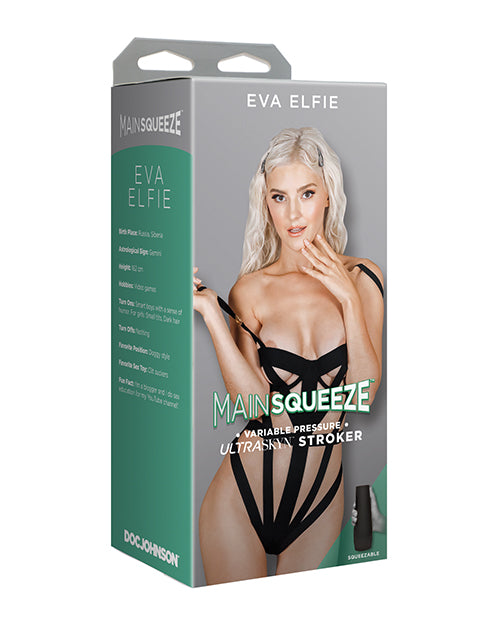 Main Squeeze Masturbator ULTRASKYN Eva Elfie Realistic Textured Stroker for Enhanced Solo Play