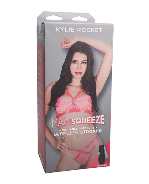 Main Squeeze Stroker Kylie Rocket ULTRASKYN variable pressure lifelike texture for realistic solo pleasure