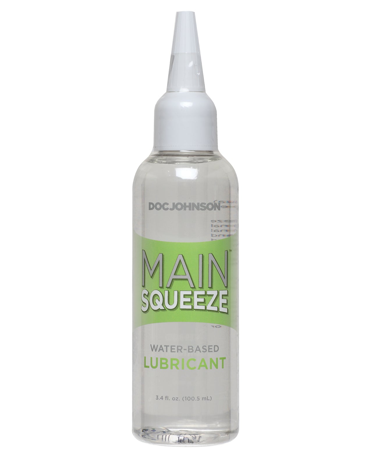 Main Squeeze Lubricant Water-Based Precision Nozzle Paraben-Free for Personal Use and Toy Compatibility