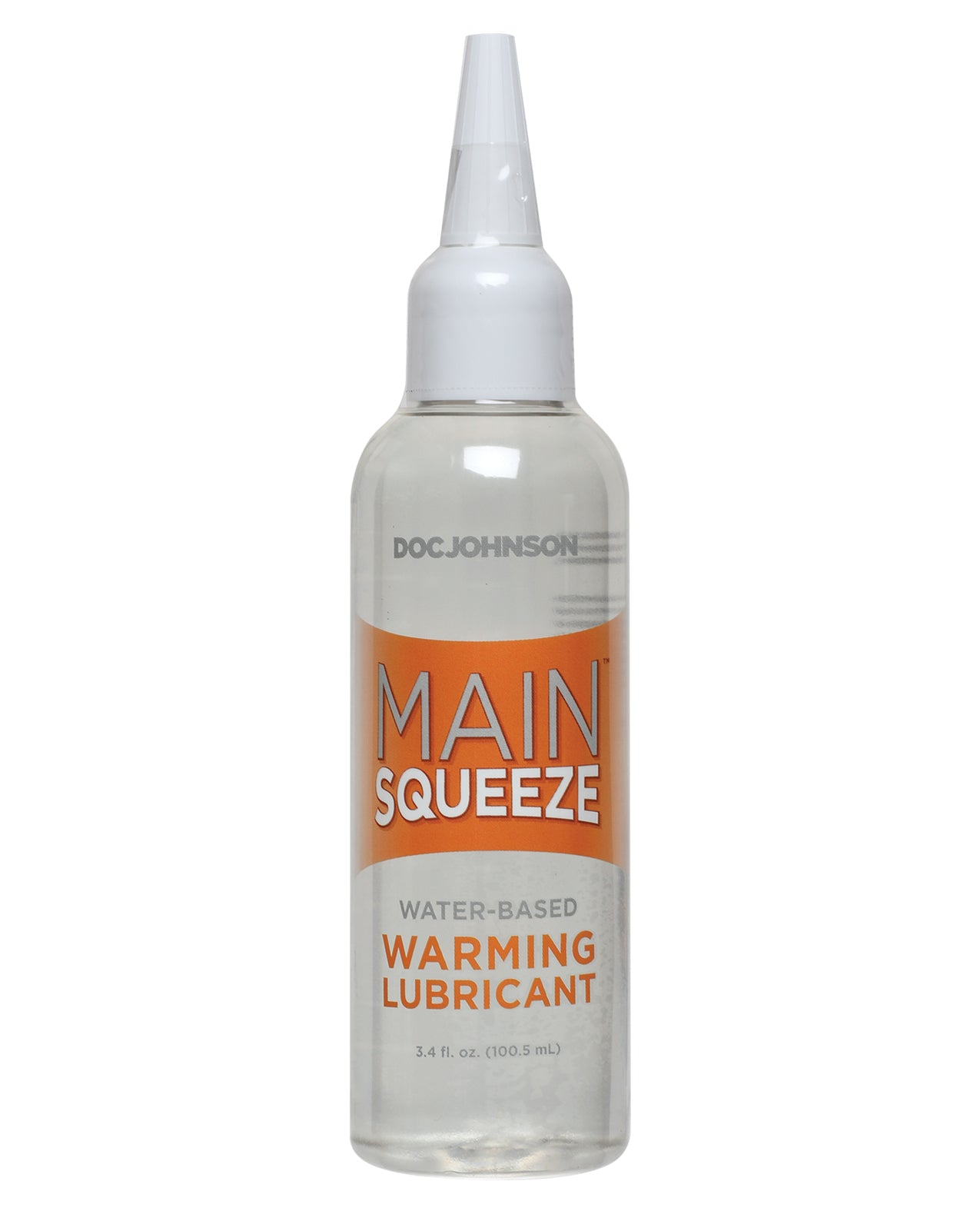 Main Squeeze Lubricant Water-Based Warming Formula Precision Nozzle for Enhanced Sensation and Versatile Use