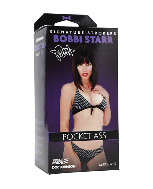 Signature Strokers Pocket Pal Masturbator ULTRASKYN Bobbi Starr realistic textured sleeve for solo pleasure