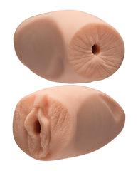 Double-Ended ULTRASKYN Stroker with Dani Daniels & Cherie DeVille Molds