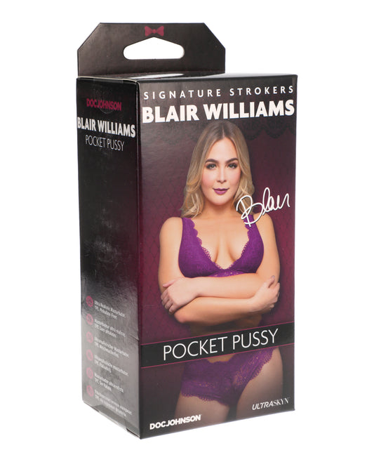 Signature Strokers Pocket Masturbator ULTRASKYN Lifelike Texture Tight Interior for Realistic Solo Use