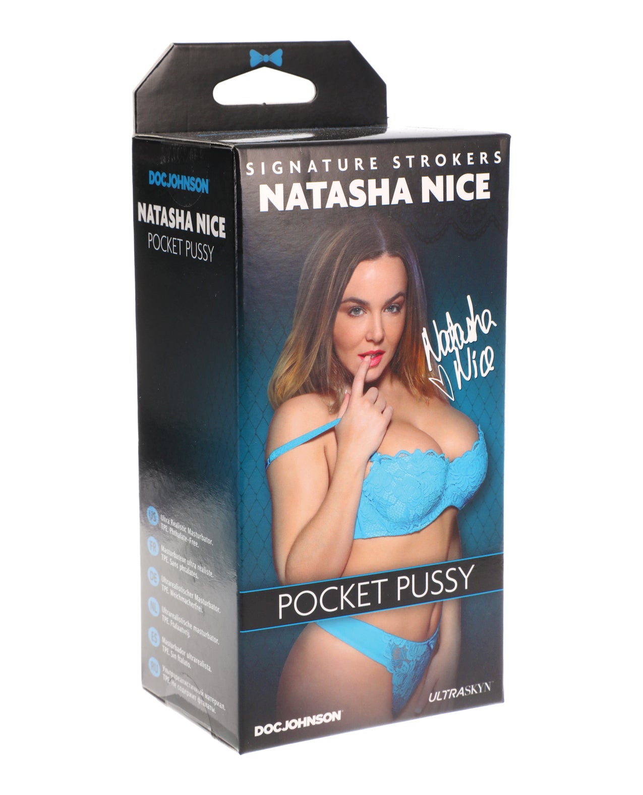 Signature Strokers Pocket Pussy Natasha Nice ULTRASKYN material tight textured sleeve for realistic solo pleasure