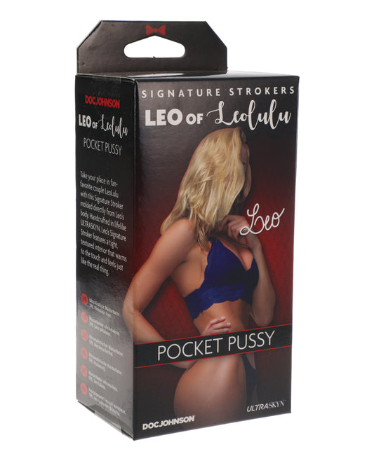 Signature Strokers Pocket Pussy Lifelike ULTRASKYN Molded Textured Masturbator for Realistic Solo Pleasure