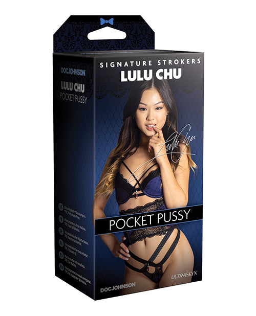 Signature Strokers Pocket Pussy realistic ULTRASKYN molded from Lulu Chu for lifelike solo pleasure