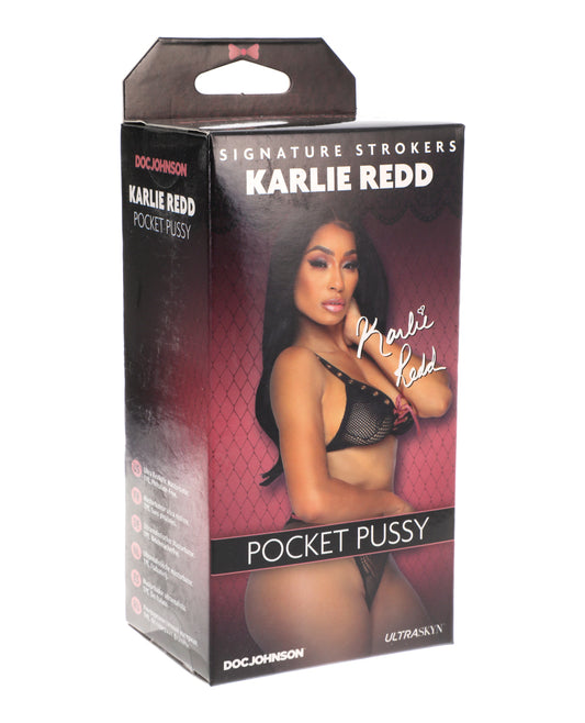 Signature Strokers ULTRASKYN Pocket Pussy celebrity Karlie Redd lifelike texture for realistic solo pleasure