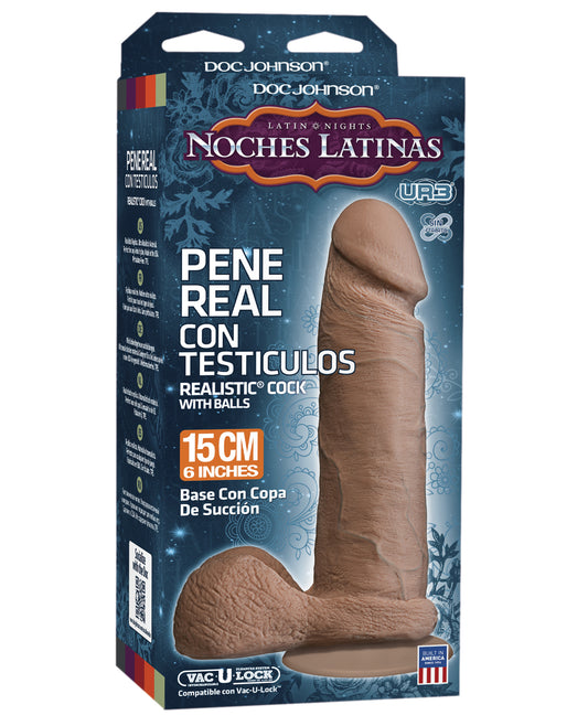 UR3 Dongs & Dildos Dual-Density Caramel Dildo with Suction Cup for Realistic Sensation